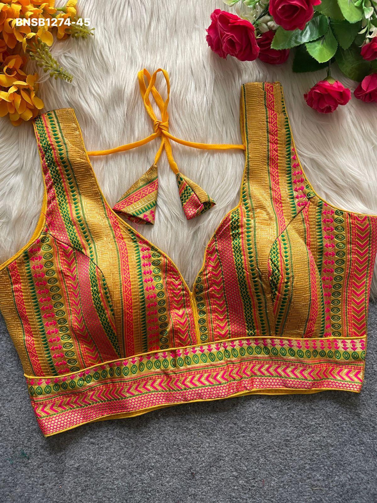 Banarasi Jacquard-Multi Colour